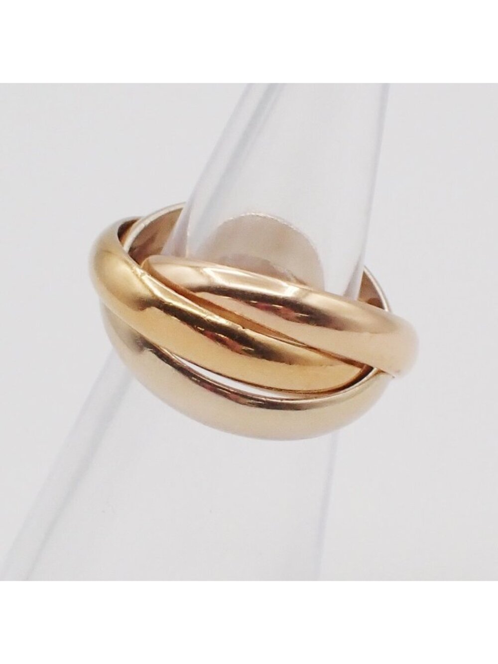 Cartier Trinity Classic MM Ring 750 Gold Silver Pink - Picture 5 of 11